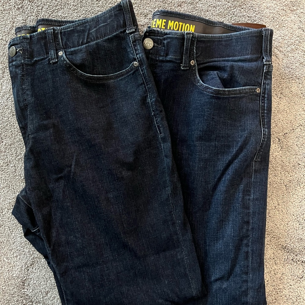 2 pack Lee Extreme Motion Athletic Taper Jeans